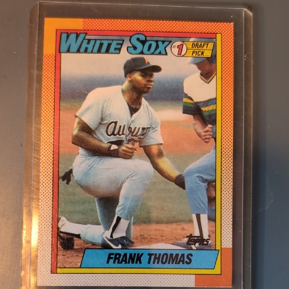 White Sox Frank Thomas Rookie Baseball Card